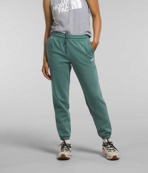 Women's The North Face Half Dome Fleece Pants Green | CANADA VRYEMS