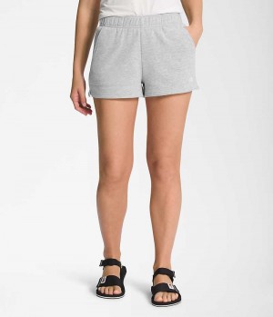 Women's The North Face Half Dome Fleece Shorts Grey | OTTAWA FPEOUJ