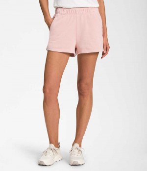 Women's The North Face Half Dome Fleece Shorts Pink | TORONTO XYFBDR