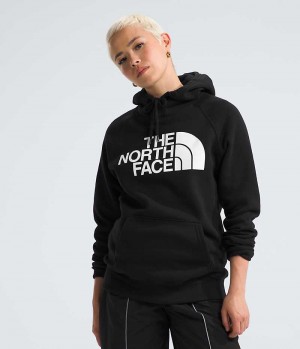 Women's The North Face Half Dome Pullover Hoodie Black | CANADA ESWPBI