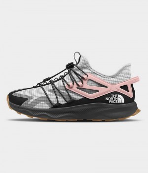 Women's The North Face Oxeye Tech Trail Running Shoes White / Black | CANADA LQFNDI