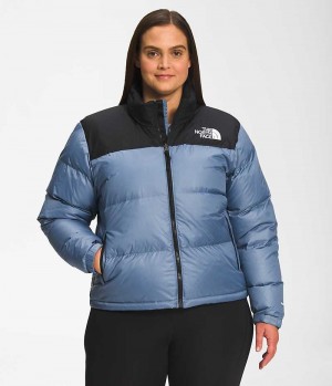 Women's The North Face Plus 1996 Retro Nuptse Down Jacket Blue | TORONTO ESZXTM