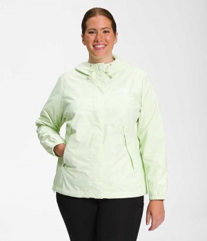 Women's The North Face Plus Antora Rain Jacket Mint | OTTAWA IPHSXV