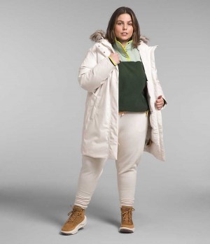 Women's The North Face Plus Arctic Parka White | TORONTO QIHLEW