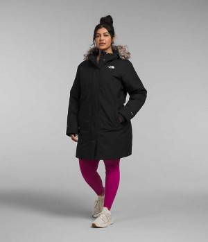 Women's The North Face Plus Arctic Parka Black | CANADA YLGHIW