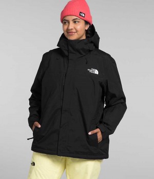 Women's The North Face Plus Freedom Insulated Jacket Black | OTTAWA FZSPHW