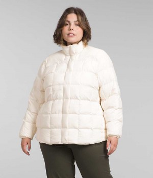 Women's The North Face Plus Lhotse Reversible Down Jacket White | TORONTO GRBPLV