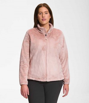 Women's The North Face Plus Osito Fleece Jacket Pink | CANADA LYBTPS