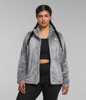 Women's The North Face Plus Osito Fleece Jacket Grey | TORONTO GQKCXV