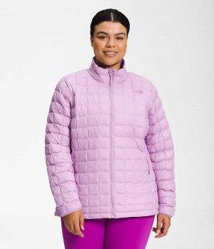 Women's The North Face Plus ThermoBall™ Eco 2.0 Down Jacket Lavender | CANADA ZDXVJT