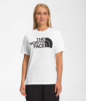 Women's The North Face Short Sleeve Half Dome T-Shirt White | TORONTO BOUTIF