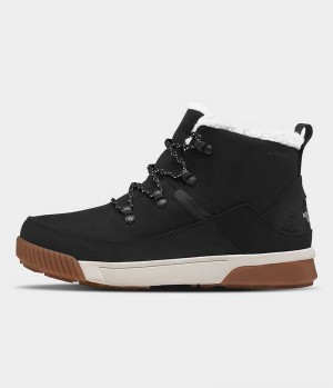 Women's The North Face Sierra Mid Lace Waterproof Winter Boots Black | TORONTO GTCZEF