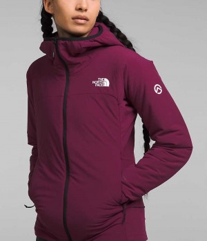 Women's The North Face Summit Series Casaval Hoodie Hybrid Jacket Fuchsia | OTTAWA CIBLQS