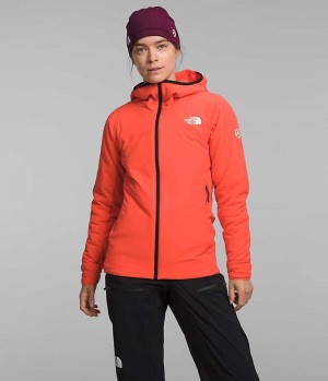 Women's The North Face Summit Series Casaval Hoodie Hybrid Jacket Orange | TORONTO UZIGLV