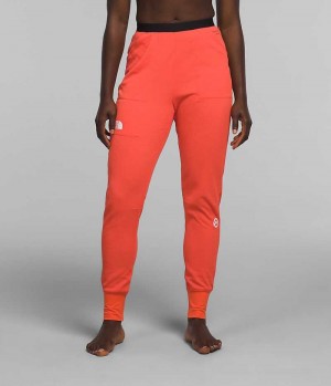 Women's The North Face Summit Series FUTUREFLEECE™ Fleece Pants Orange | CANADA EQUACR