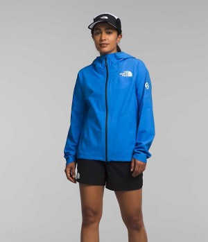 Women's The North Face Summit Series Superior FUTURELIGHT™ Rain Jacket Blue | CANADA IKVREW