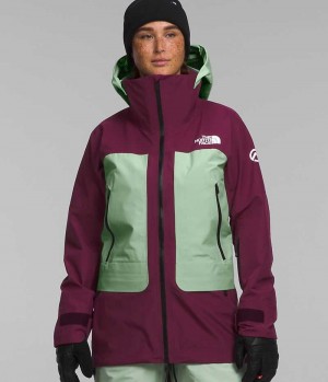 Women's The North Face Summit Series Verbier GTX Insulated Jacket Fuchsia / Mint | TORONTO UGVKNW