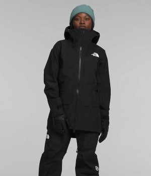 Women's The North Face Summit Series Verbier GTX Insulated Jacket Black | OTTAWA SIMKBP