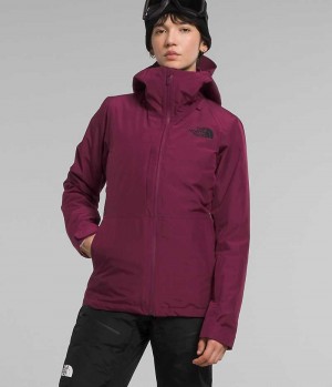 Women's The North Face ThermoBall™ Eco Snow Triclimate® Insulated Jacket Fuchsia | CANADA KDJCPX