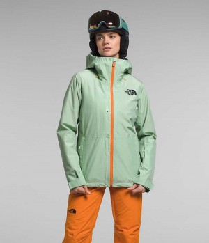 Women's The North Face ThermoBall™ Eco Snow Triclimate® Insulated Jacket Mint | CANADA IMZYVR