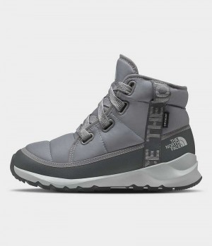 Women's The North Face ThermoBall™ Lace Up Luxe Waterproof Winter Boots Grey | TORONTO UMGPKH