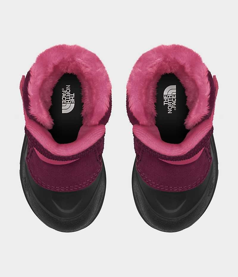 Boys' The North Face Alpenglow II Winter Boots Pink / Black | CANADA JZUAHK