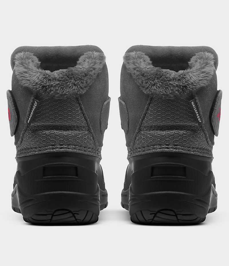 Boys' The North Face Alpenglow II Winter Boots Black / Grey | OTTAWA WLRTNX