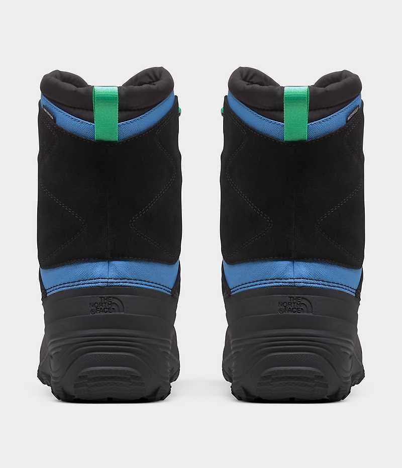 Boys' The North Face Alpenglow V Waterproof Winter Boots Blue / Black | OTTAWA BEWCAN