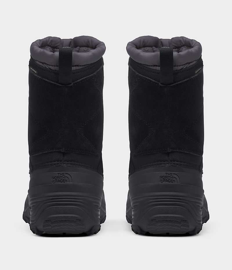 Boys' The North Face Alpenglow V Waterproof Winter Boots Black | OTTAWA XWRGCB