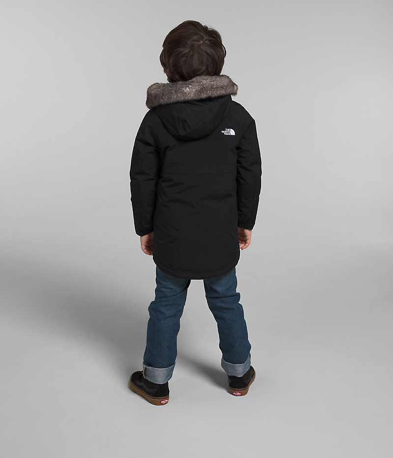 Boys' The North Face Arctic Parka Black | CANADA UGOPFS