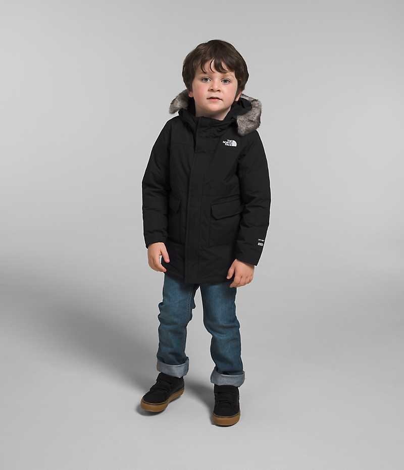 Boys\' The North Face Arctic Parka Black | CANADA UGOPFS