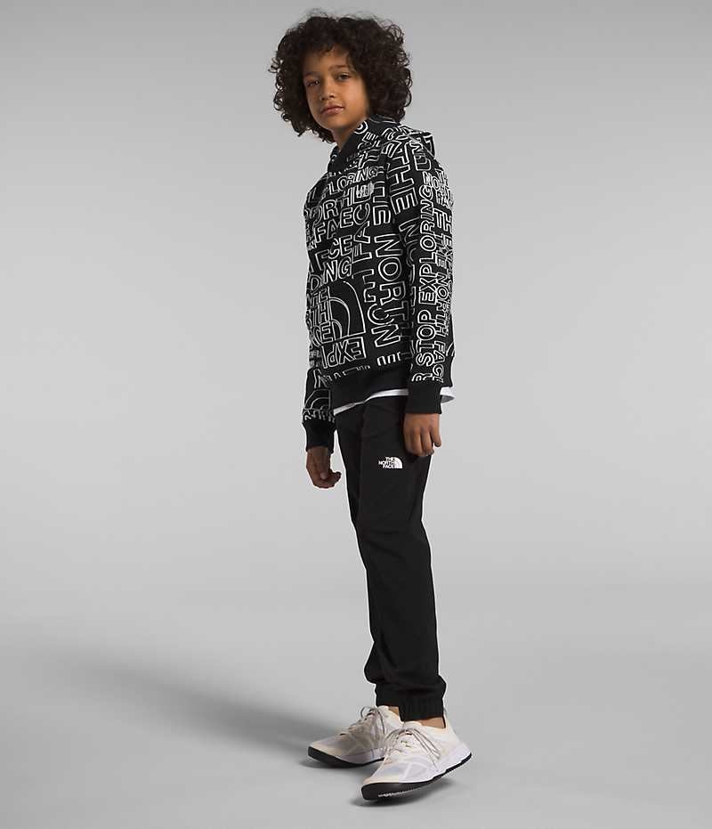 Boys' The North Face Camp Fleece Pullover Hoodie Black | CANADA EBVSCO