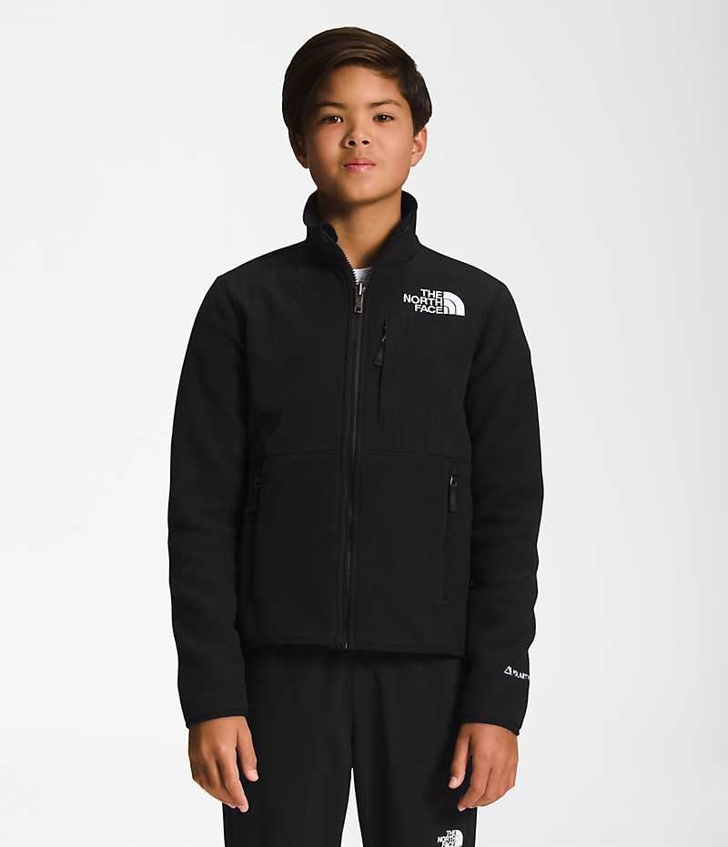 Boys\' The North Face Denali Fleece Jacket Black | CANADA SVXLZG