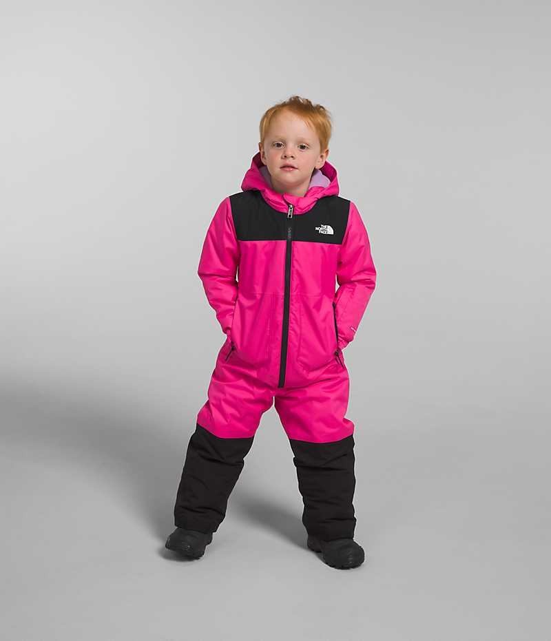 Boys\' The North Face Freedom Snow Suit Down Jacket Pink | CANADA ERCFVJ