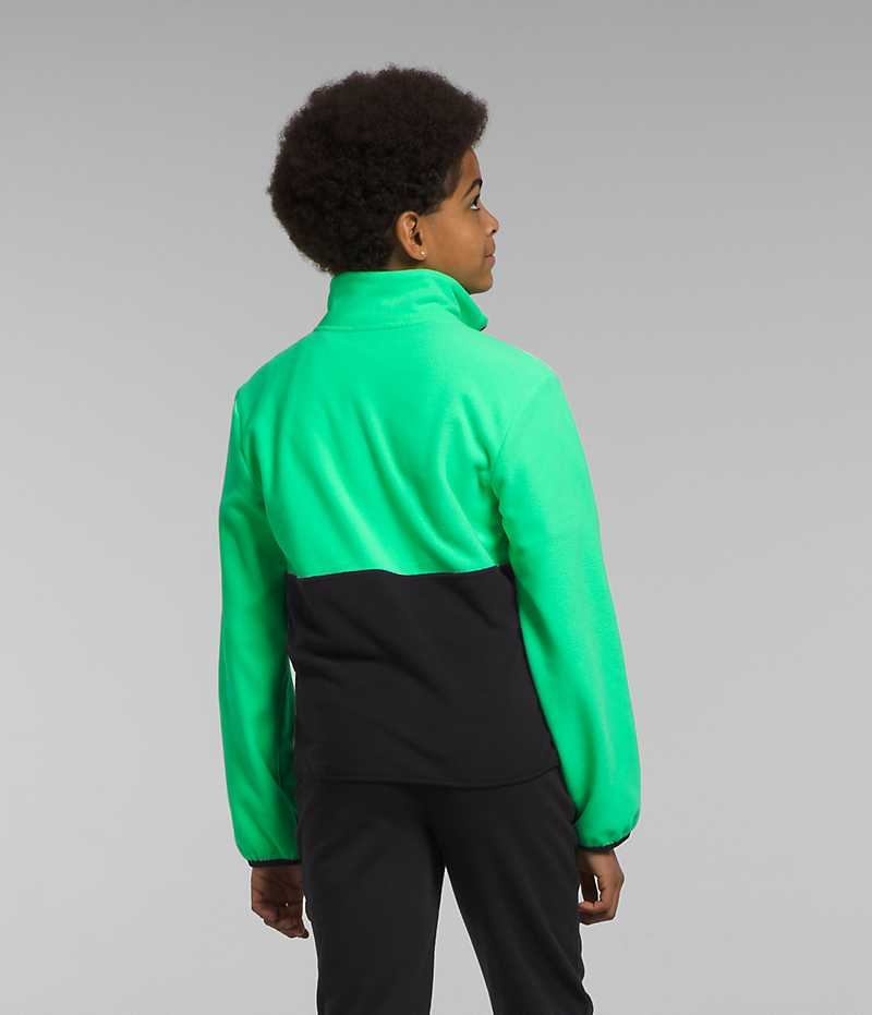 Boys' The North Face Glacier ¼-Zip Pullover Green | CANADA NPJKHI