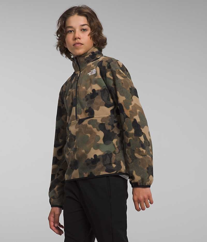 Boys' The North Face Glacier ¼-Zip Pullover Camo | TORONTO CIQXOY