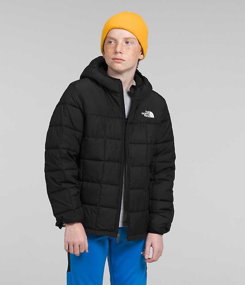 Boys\' The North Face Lhotse Down Jacket Black | OTTAWA SOEVLN