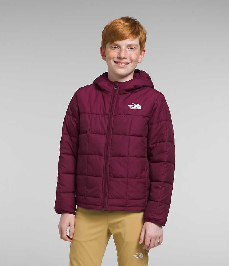 Boys\' The North Face Lhotse Down Jacket Burgundy | CANADA YECBAO