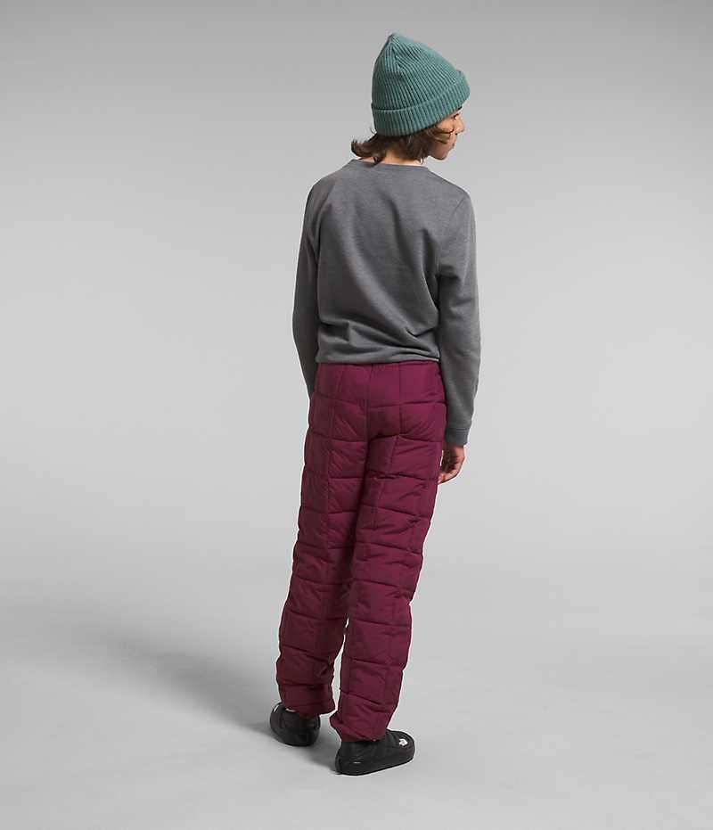 Boys' The North Face Lhotse Pants Burgundy | TORONTO VYLMRH