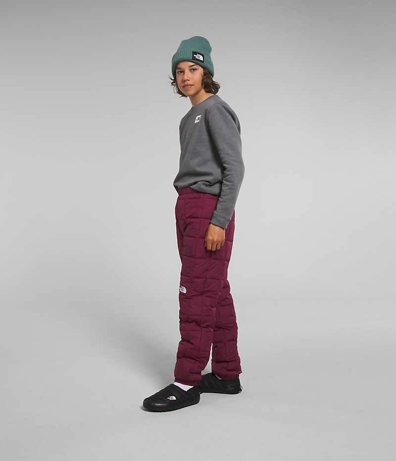 Boys' The North Face Lhotse Pants Burgundy | TORONTO VYLMRH