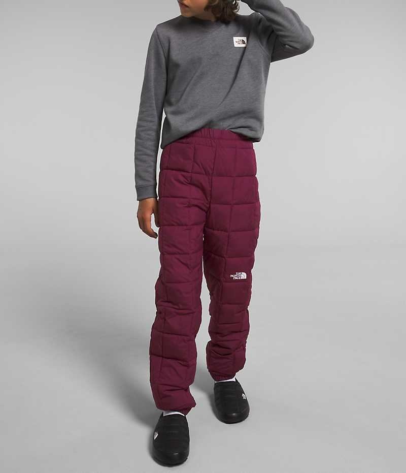 Boys\' The North Face Lhotse Pants Burgundy | TORONTO VYLMRH