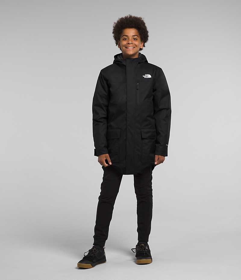 Boys\' The North Face North Triclimate® Down Jacket Black | CANADA JXBKGU