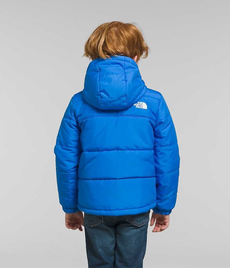 Boys' The North Face Reversible Mt Chimbo Full-Zip Hooded Fleece Jacket Blue | TORONTO KVGHMB