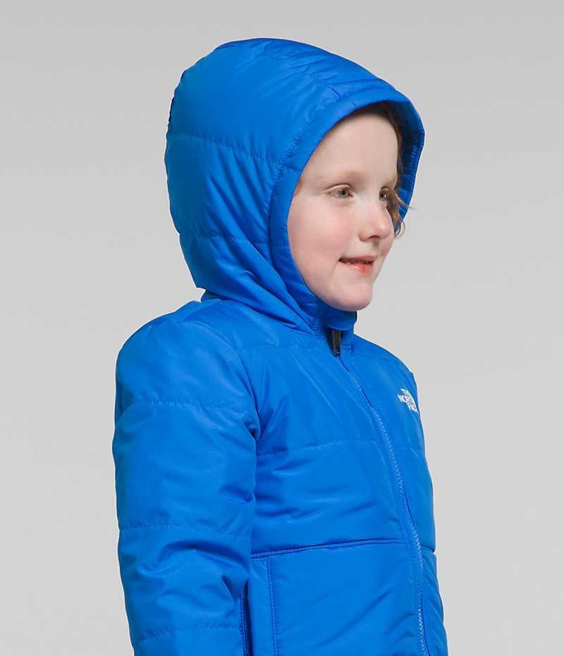 Boys' The North Face Reversible Mt Chimbo Full-Zip Hooded Fleece Jacket Blue | TORONTO KVGHMB