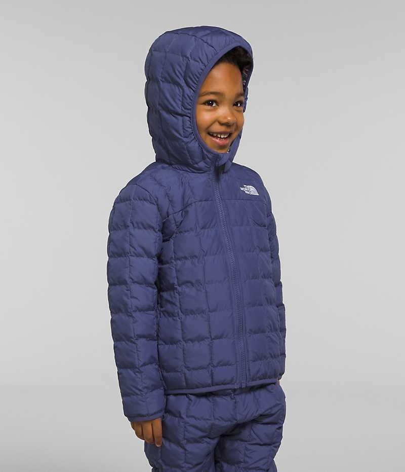 Boys' The North Face Reversible ThermoBall™ Hooded Down Jacket Blue | OTTAWA WAMREI