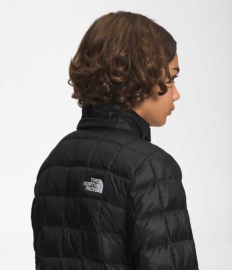 Boys' The North Face ThermoBall™ Hooded Down Jacket Black | TORONTO MHDUSC