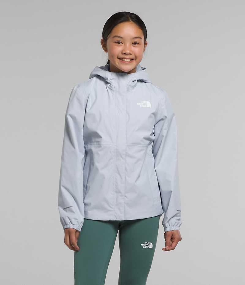 Girls\' The North Face Antora Rain Jacket Grey | OTTAWA OEURTH