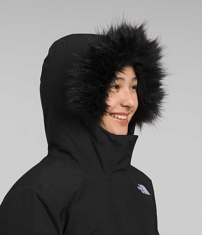 Girls' The North Face Arctic Parka Black | TORONTO HSUYID