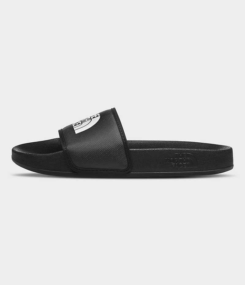 Girls\' The North Face Base Camp III Slides Black | CANADA NJUISM