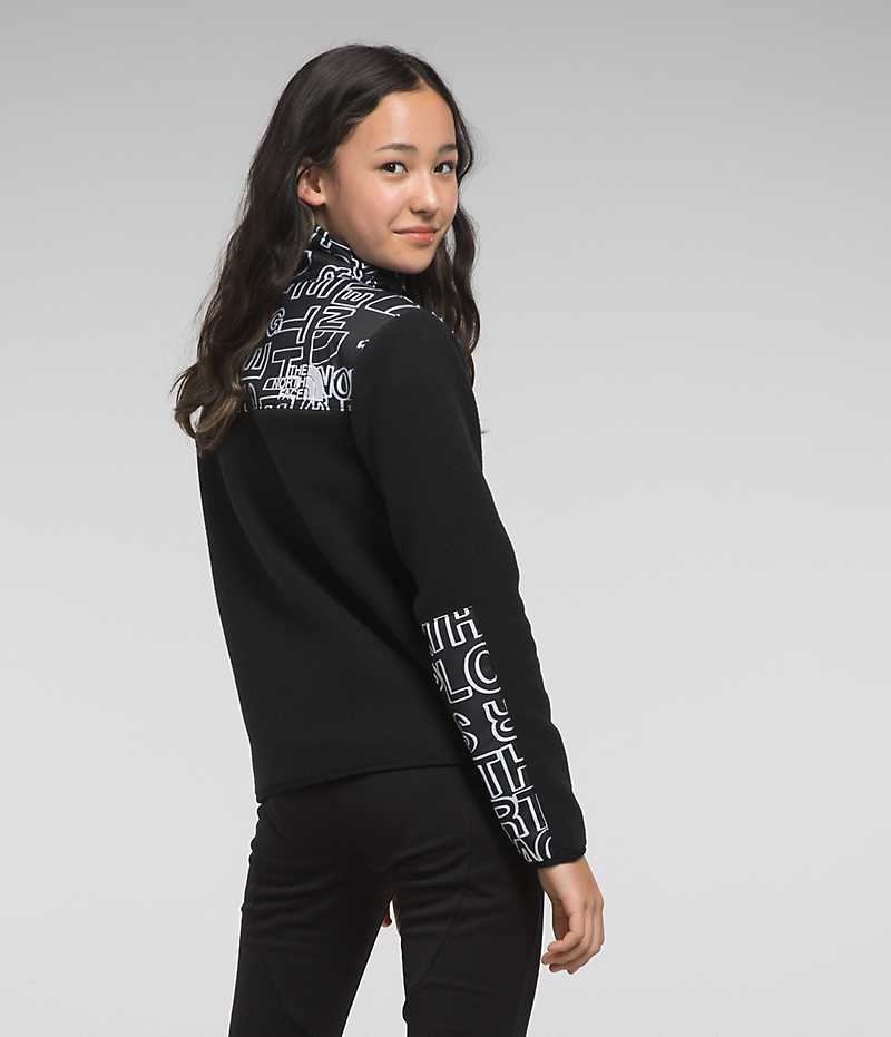 Girls' The North Face Denali Fleece Jacket Black | CANADA PWINEU